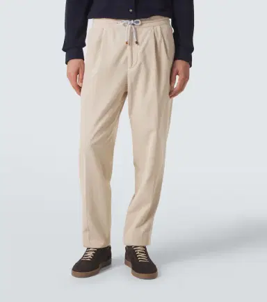 Brunello Cucinelli Cotton corduroy tapered pants | Thumbnail 5