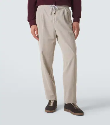 Brunello Cucinelli Cotton corduroy tapered pants | Thumbnail 3