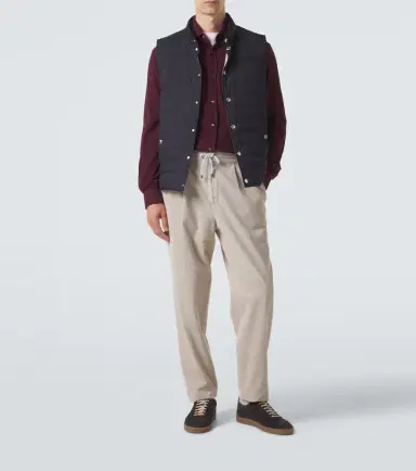 Brunello Cucinelli Cotton corduroy tapered pants | Thumbnail 4