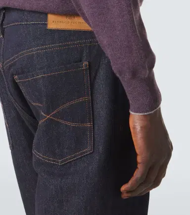 Brunello Cucinelli Mid-rise slim jeans | Thumbnail 4 Brunello Cucinelli Mid-rise slim jeans | Thumbnail 4
