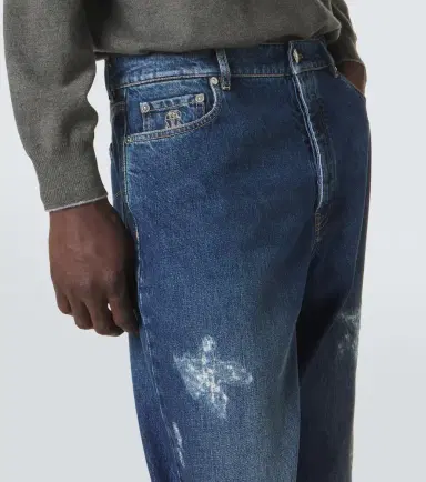 Brunello Cucinelli Mid-rise straight jeans | Thumbnail 2 Brunello Cucinelli Mid-rise straight jeans | Thumbnail 2