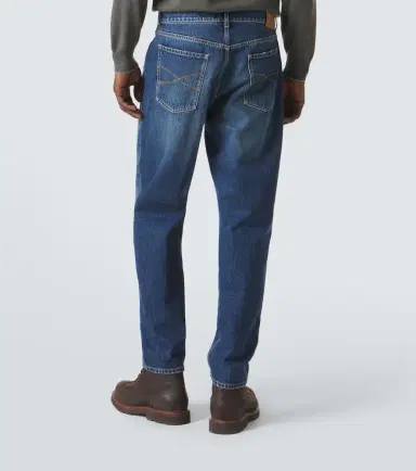 Brunello Cucinelli Mid-rise straight jeans | Thumbnail 5 Brunello Cucinelli Mid-rise straight jeans | Thumbnail 5