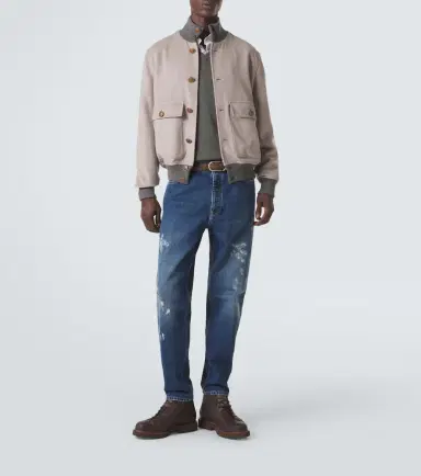 Brunello Cucinelli Mid-rise straight jeans | Thumbnail 6 Brunello Cucinelli Mid-rise straight jeans | Thumbnail 6