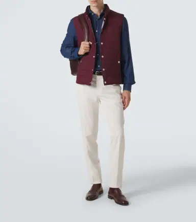 Brunello Cucinelli Cotton gabardine slim pants | Thumbnail 2 Brunello Cucinelli Cotton gabardine slim pants | Thumbnail 2