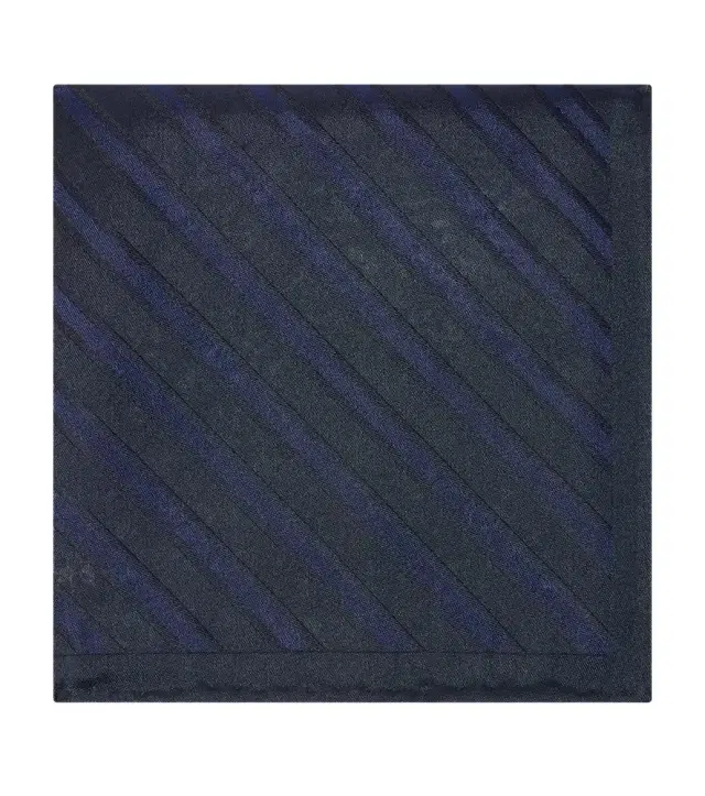 Brunello Cucinelli Striped silk pocket square