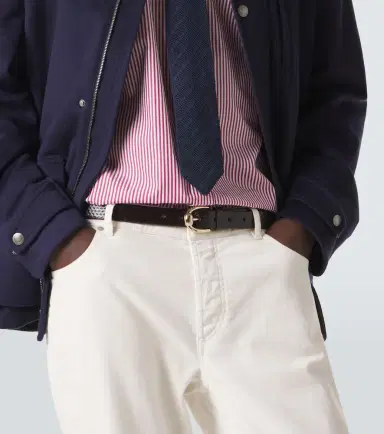 Brunello Cucinelli Leather belt | Thumbnail 3