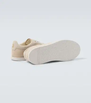 Brunello Cucinelli Suede-trimmed leather sneakers | Thumbnail 7 Brunello Cucinelli Suede-trimmed leather sneakers | Thumbnail 7