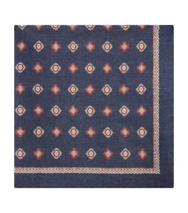 Brunello Cucinelli Silk jaquard pocket square | Thumbnail 1 Brunello Cucinelli Silk jaquard pocket square | Thumbnail 1