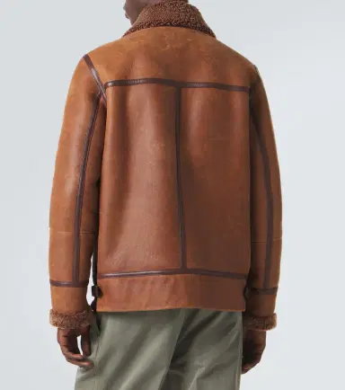 Brunello Cucinelli Shearling-lined leather jacket | Thumbnail 5 Brunello Cucinelli Shearling-lined leather jacket | Thumbnail 5