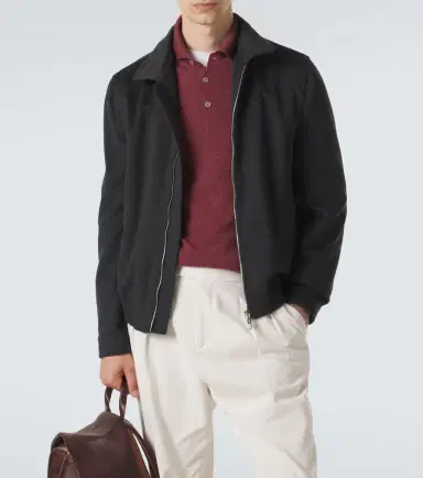 Brunello Cucinelli Virgin wool blouson jacket | Thumbnail 2
