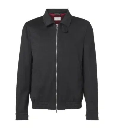 Brunello Cucinelli Virgin wool blouson jacket | Thumbnail 1