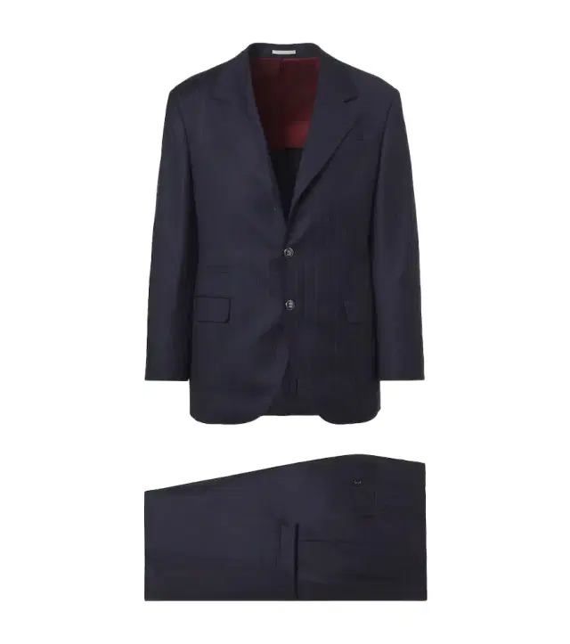 Pinstripe virgin wool suit