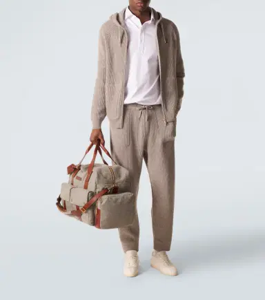 Brunello Cucinelli Cotton jersey polo shirt | Thumbnail 3