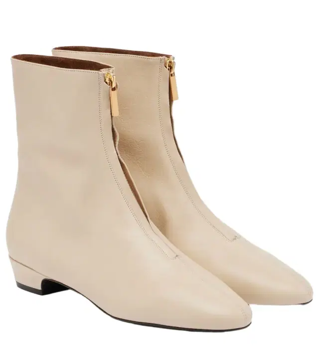 Easy Does It leather ankle boots