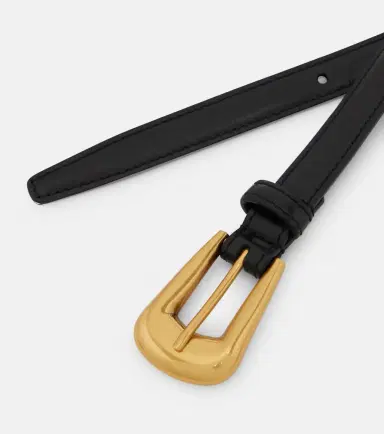 Saint Laurent Folk leather belt | Thumbnail 2 Saint Laurent Folk leather belt | Thumbnail 2