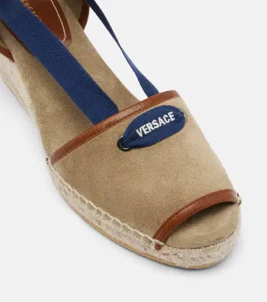 Versace Lola suede espadrille wedges | Thumbnail 2
