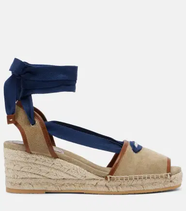 Versace Lola suede espadrille wedges | Thumbnail 4