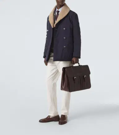 Brunello Cucinelli Leather briefcase | Thumbnail 2 Brunello Cucinelli Leather briefcase | Thumbnail 2