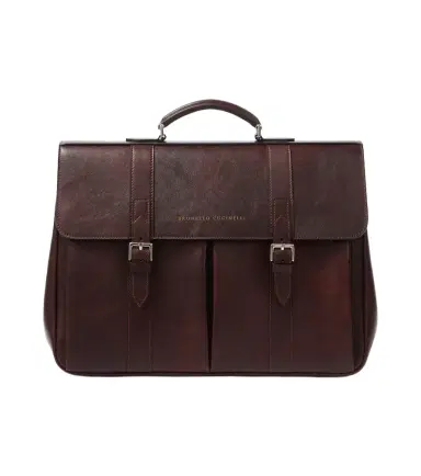 Brunello Cucinelli Leather briefcase | Thumbnail 1 Brunello Cucinelli Leather briefcase | Thumbnail 1