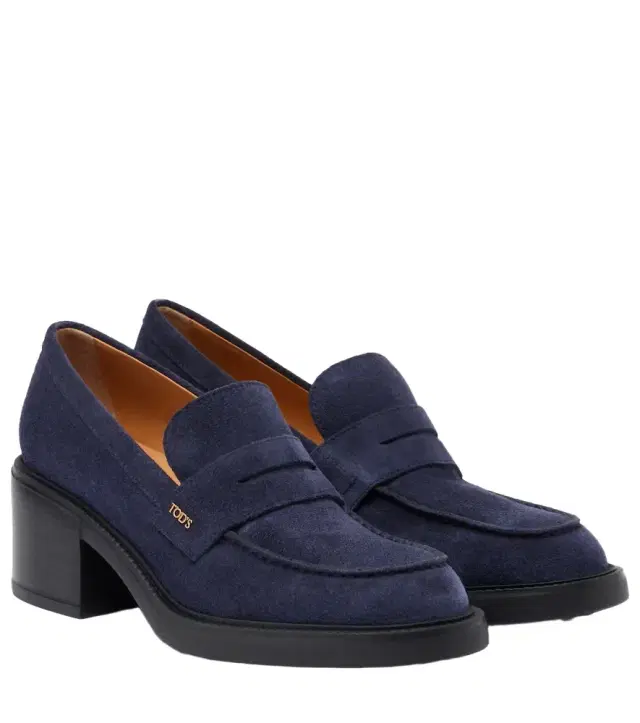 Tod's Suede loafer pumps