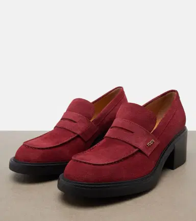 Tod's Suede loafer pumps | Thumbnail 2 Tod's Suede loafer pumps | Thumbnail 2