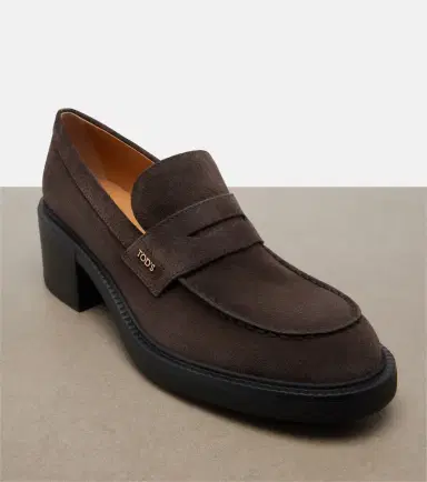 Tod's Suede loafer pumps | Thumbnail 4