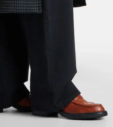 Tod's Croc-effect leather loafer pumps | Thumbnail 6 Tod's Croc-effect leather loafer pumps | Thumbnail 6
