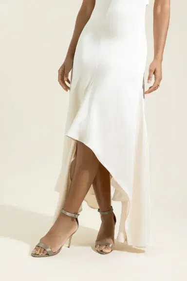 Victoria Beckham Halterneck Drape Dress | Thumbnail 3