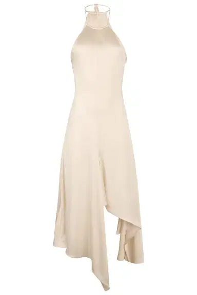 Victoria Beckham Halterneck Drape Dress | Thumbnail 1