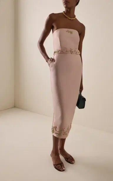 BERNADETTE Exclusive Louise Crepe Midi Dress | Thumbnail 2 BERNADETTE Exclusive Louise Crepe Midi Dress | Thumbnail 2