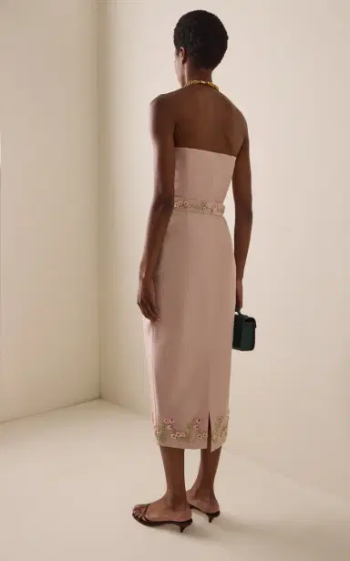 BERNADETTE Exclusive Louise Crepe Midi Dress | Thumbnail 4 BERNADETTE Exclusive Louise Crepe Midi Dress | Thumbnail 4