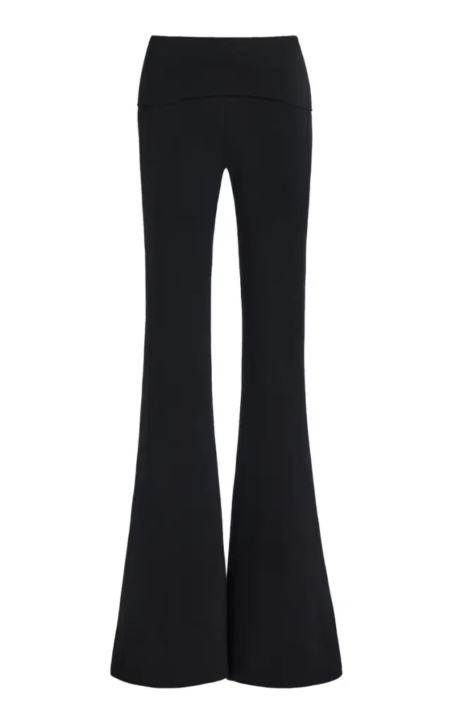 Éterne Foldover Jersey Flared Pants