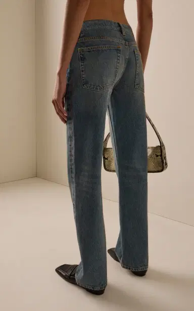 Jeanerica Kyoto Droit Rigid Low-Rise Straight-Leg Jeans | Thumbnail 4