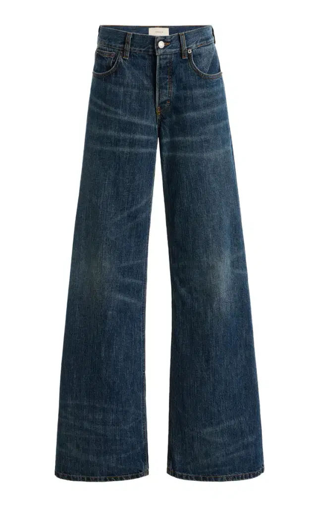 Kyoto Rigid Low-Rise Flared Jeans