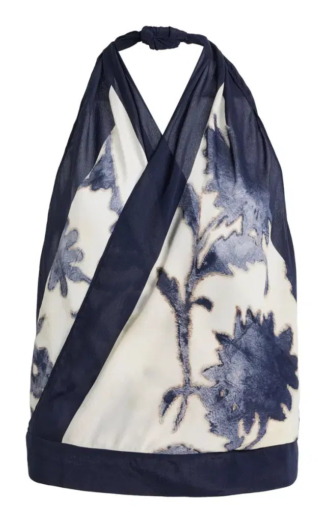 SIR. Phillipa Halter Chiffon Scarf Top