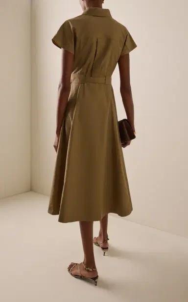 Cara Cara Sawyer Belted Cotton Midi Dress | Thumbnail 4 Cara Cara Sawyer Belted Cotton Midi Dress | Thumbnail 4