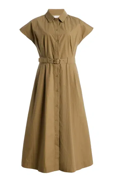 Cara Cara Sawyer Belted Cotton Midi Dress | Thumbnail 8 Cara Cara Sawyer Belted Cotton Midi Dress | Thumbnail 8