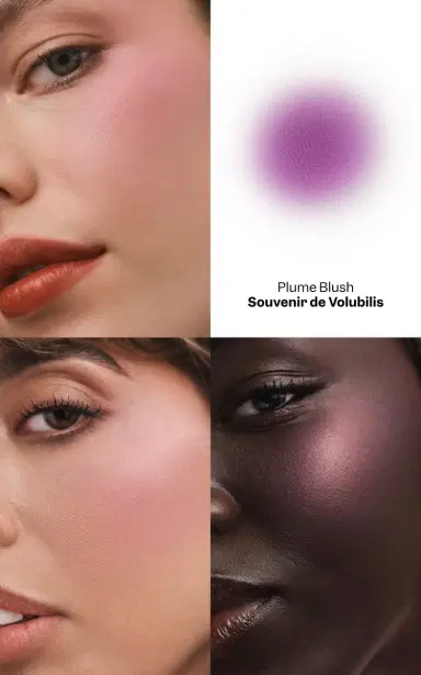 VIOLETTE_FR Plume Blush Feather Matte Cheek Melt - Ambre Rouge Fumé | Thumbnail 7