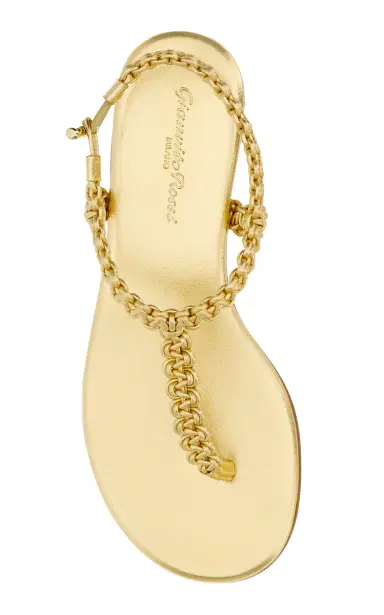 Gianvito Rossi Flat Leather Sandals | Thumbnail 5 Gianvito Rossi Flat Leather Sandals | Thumbnail 5