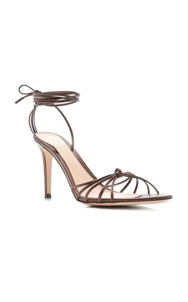 Gianvito Rossi Gwyneth Leather Sandals | Thumbnail 4 Gianvito Rossi Gwyneth Leather Sandals | Thumbnail 4