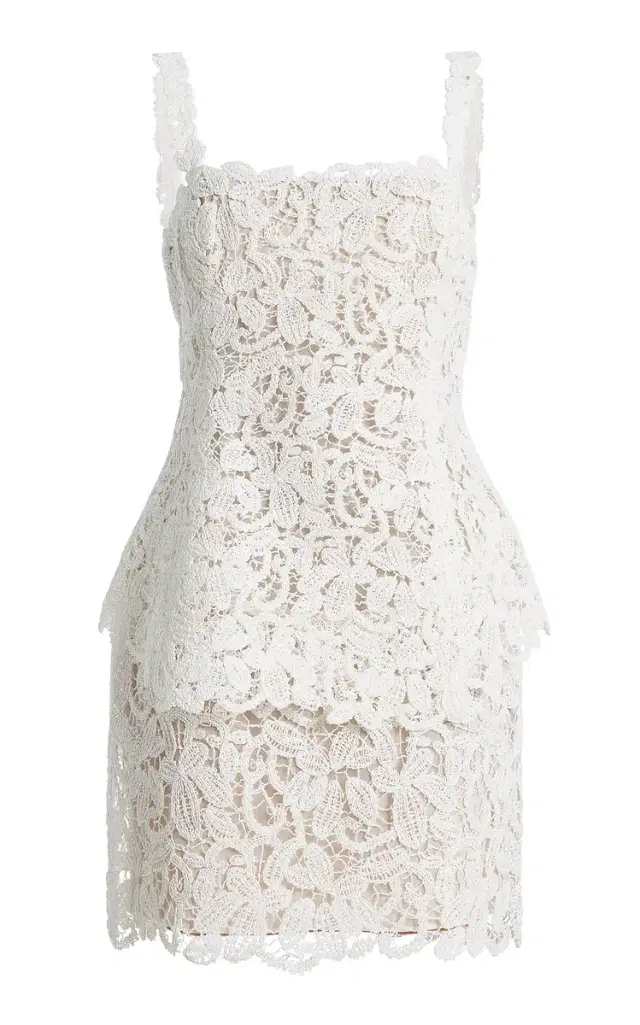 Rylin Crochet Mini Dress