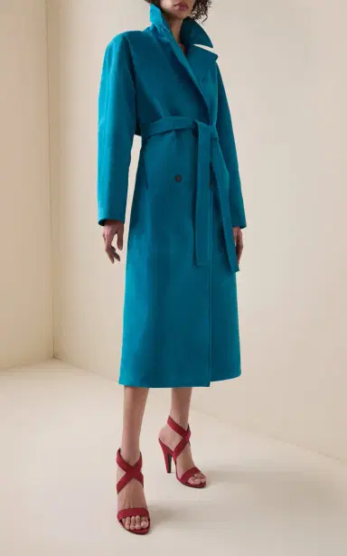Alaïa Suede Trench Coat | Thumbnail 2 Alaïa Suede Trench Coat | Thumbnail 2