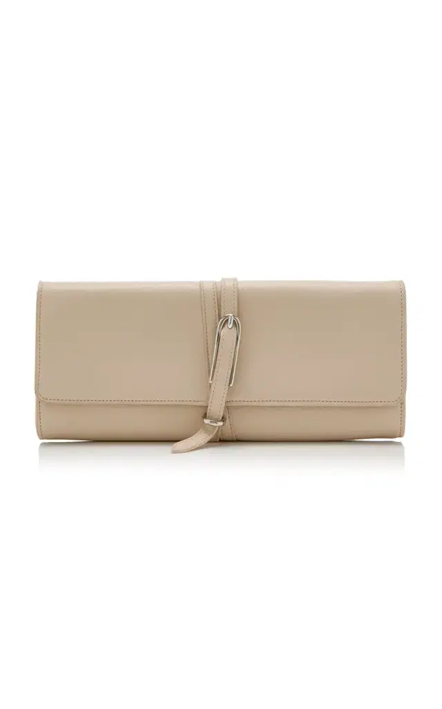 Liffner Belted Leather Clutch