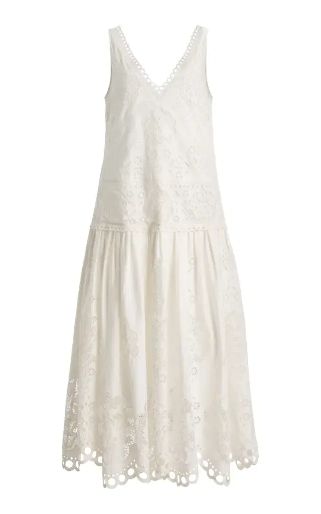 Gardener Embroidered Cotton Maxi Dress