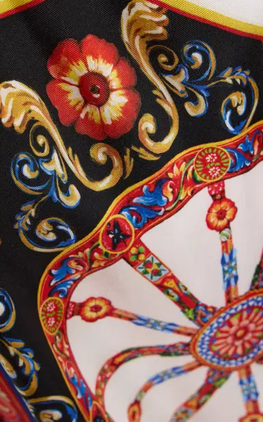 Dolce & Gabbana Printed Silk Top | Thumbnail 5 Dolce & Gabbana Printed Silk Top | Thumbnail 5