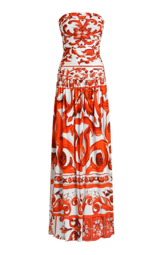 Dolce & Gabbana Printed Maxi Dress