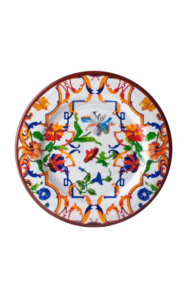 MARIO LUCA GIUSTI Set-of-Six Pancale Melamine Dinner Plates - Multi