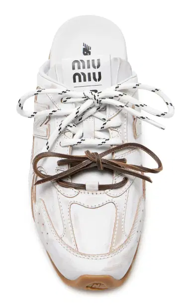 Miu Miu x New Balance 530 SL Leather Mules | Thumbnail 3 Miu Miu x New Balance 530 SL Leather Mules | Thumbnail 3