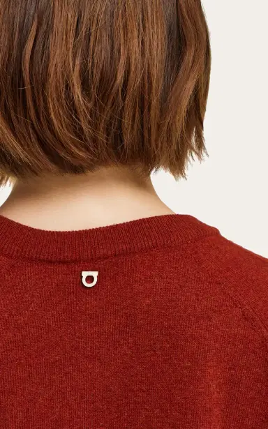 Ferragamo Leather-Detailed Wool-Cashmere Sweater | Thumbnail 5 Ferragamo Leather-Detailed Wool-Cashmere Sweater | Thumbnail 5