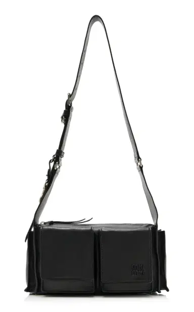 Miu Miu Pocket Utility Leather Bag | Thumbnail 6 Miu Miu Pocket Utility Leather Bag | Thumbnail 6